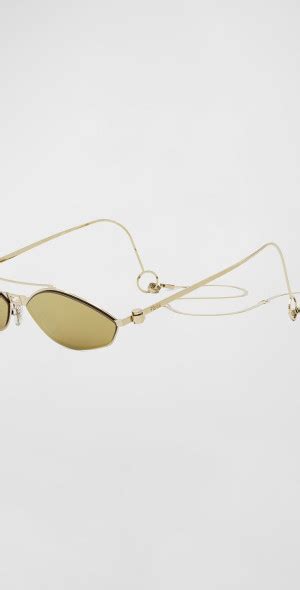 fendi aviator eye glasses|fendi geometric rimless aviator sunglasses.